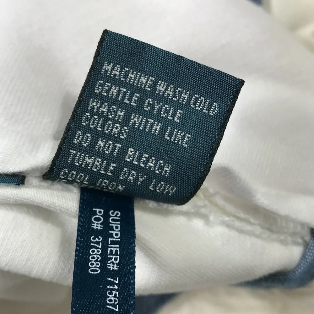 Vintage Polo Ralph Lauren Classic Fit Pants Mens 36x30 Fit White Twill Chino